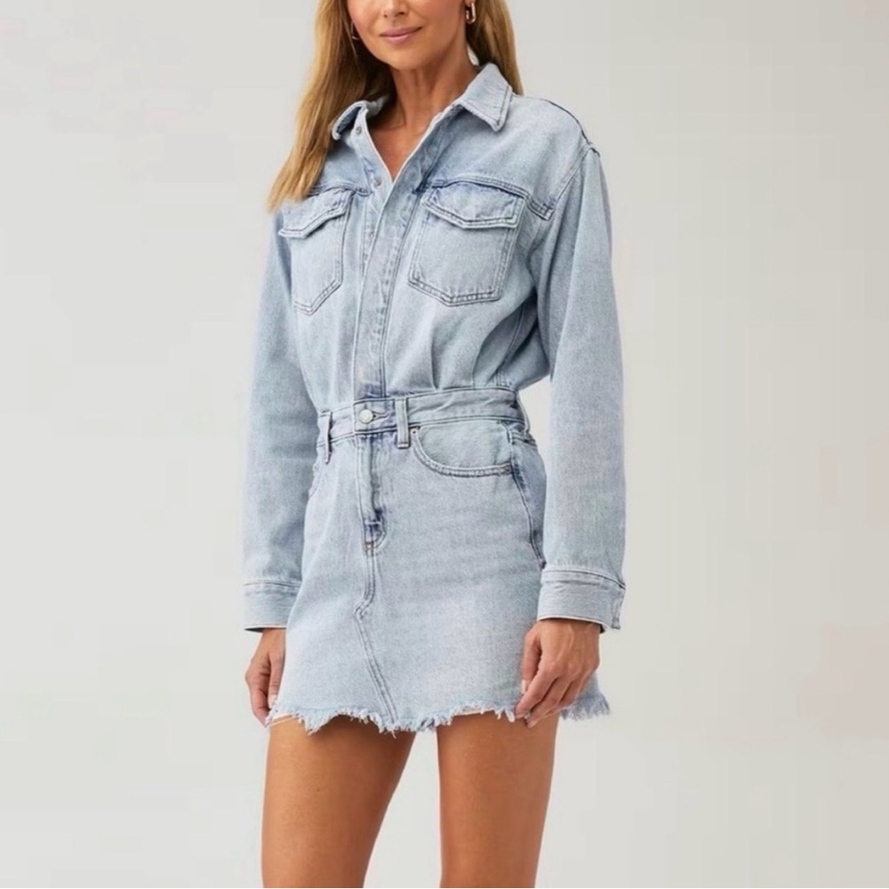 Pistola Light Blue Denim Button-Up